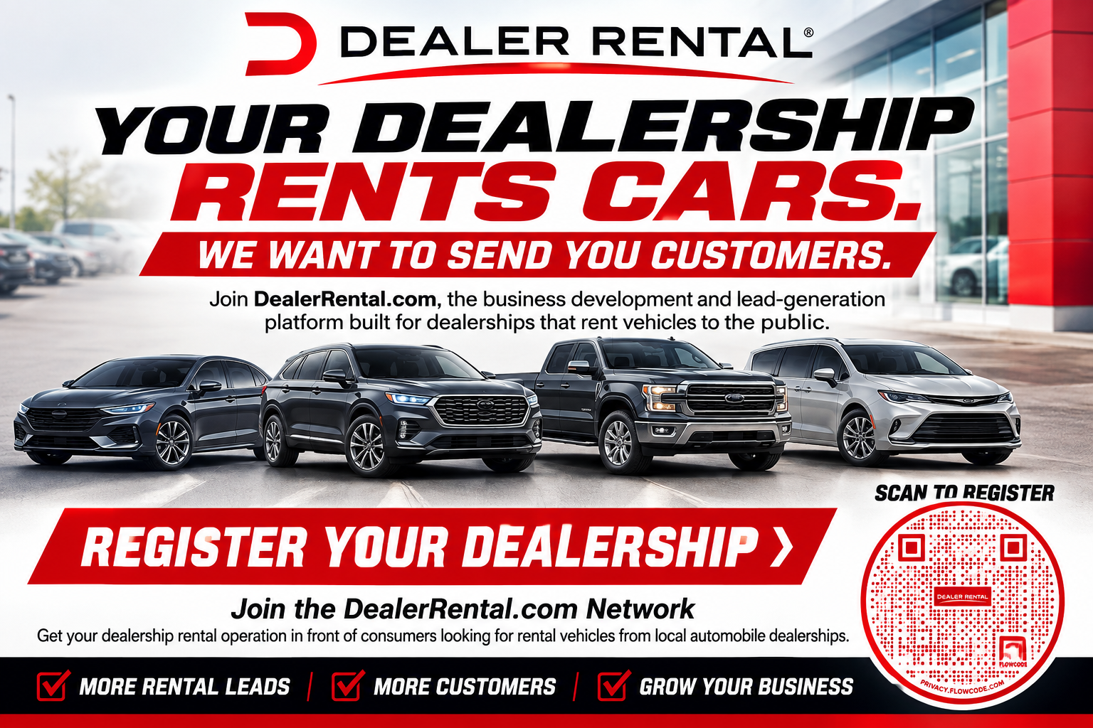Your Dealership Rents Cars — Register Your Dealership on DealerRental.com